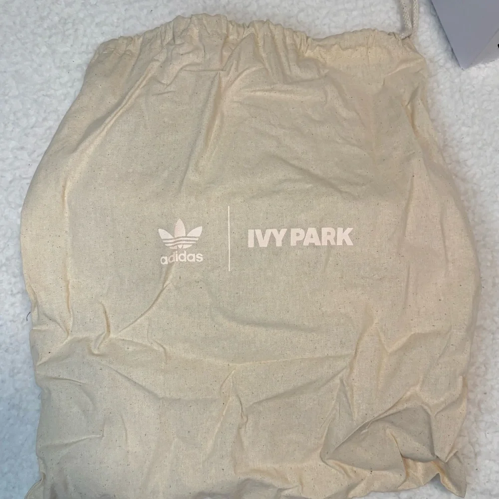 Ivy Park x Adidas Screaming Orange Terry Cloth Logo Platform Slides